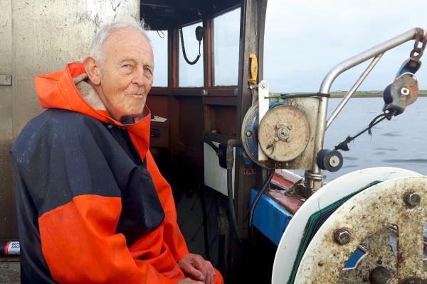 Bild 1 von 4: Der Fischer Billy Budge, ein Veteran der Seenotrettung von Longhope