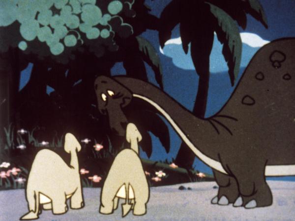 Bild 1 von 7: Im Bild: Zwei Drachenbabys gehen friedlich auf der Insel spazieren.