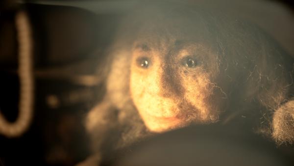 Bild 1 von 4: Porträt der Mutter als animierte Filzfigur.