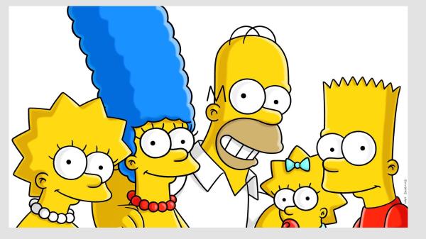 Bild 1 von 21: (33. Staffel) - (v.l.n.r.) Lisa; Marge; Homer; Maggie; Bart