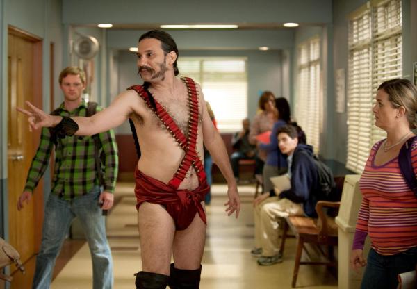 Bild 1 von 17: Starburns (Dino Stamatopoulos) lässt sich was ganz besonderes einfallen, um bei der neuen Bewertungs-App ganz weit oben zu stehen ...