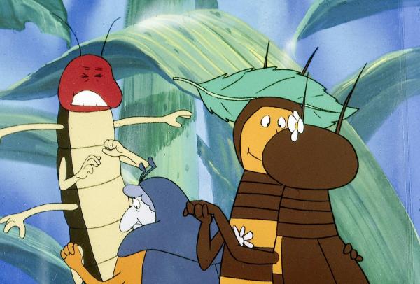 Bild 1 von 11: Im Bild: Nach dem Essen folgt ein fröhlicher Tanz, bei dem sich die Bewohner der Wiese als sehr ungeschickt erweisen.