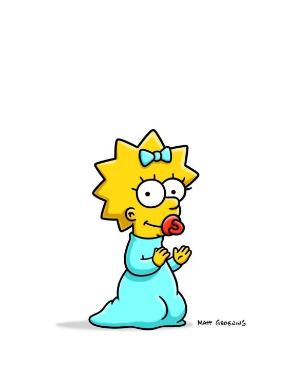 Bild 1 von 33: (28. Staffel) - Das Nesthäkchen der Simpsons: die kleine Maggie.