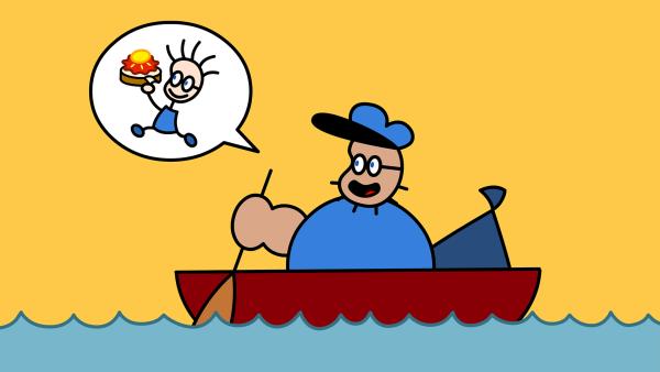 Bild 1 von 2: Auf hoher See fragt TOMs Papa sich, wo wohl sein Sohn ist.