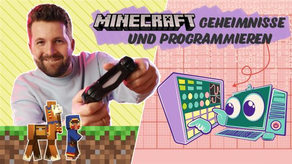 Bild 1 von 1: Tim spricht mit einer Entwicklerin von Minecraft und besucht die Hacker-School in Hamburg.