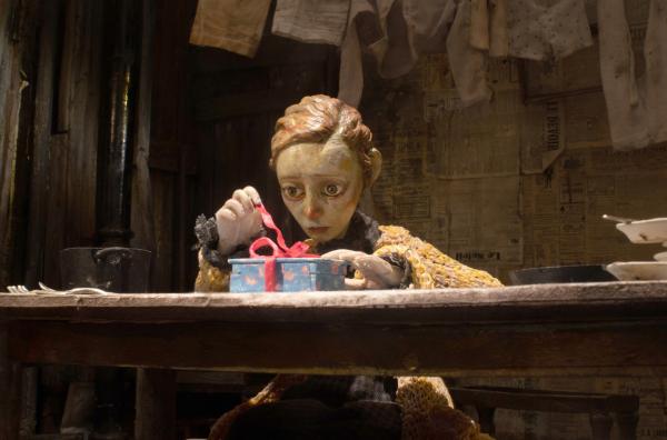 Bild 1 von 4: Szene aus ?Das Mädchen, das Perlen weinte? von Chris Lavis und Maciek Szczerbowski (Kanada 2025): Im Montreal des frühen 20. Jahrhunderts verliebt sich ein armer Junge in ein Mädchen, dessen Tränen sich in Perlen verwandeln.