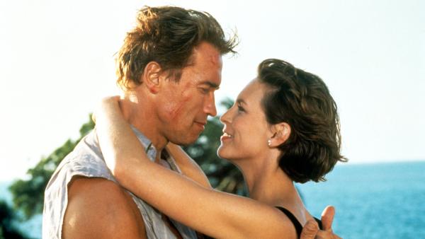 Bild 1 von 3: Harry (Arnold Schwarzenegger) und Helen Tasker (Jamie Lee Curtis)