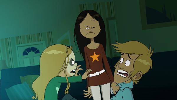 Bild 1 von 4: Wendy ist obergenervt, weil Max sogar Angst vor Marines Grusel-Make-up hat.