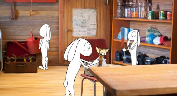 Bild 1 von 3: Der kleine Hund Mishou ist allein in der Arktis gestrandet. Doch bald findet er Helfer, die sich um ihn kümmern.© ZDF/ Milen Vitanov - Honorarfreie Verwendung gemäß AGB im redaktionellen Zusammenhang mit genannter Sendung bei Nennung \