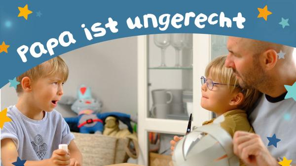 Bild 1 von 3: Diego ist sauer: Sein Papa ist zu seinem kleiner Bruder Lio viel netter als zum ihm.