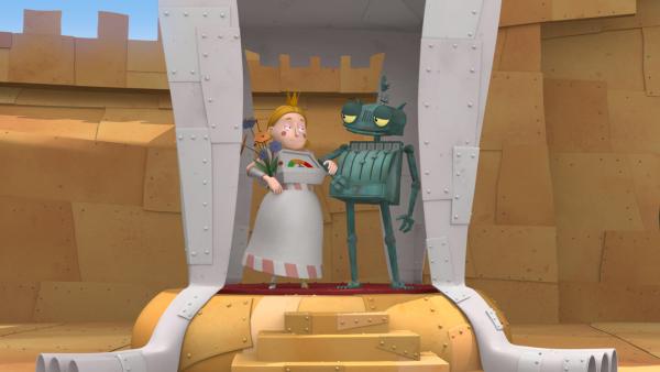 Bild 1 von 7: Ritter Rost hat einen Albtraum:  Er soll die schrille Prinzessin Magnesia heiraten.