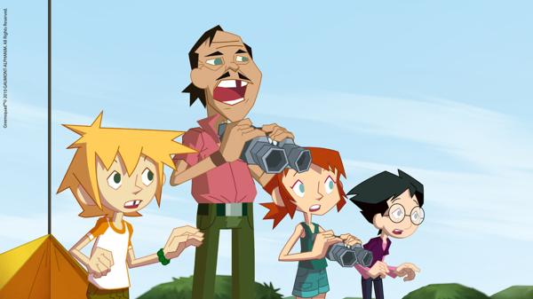 Bild 1 von 3: Das Green Team beobachtet Wilderer.
© KiKA/Gaumont-Alphanim - Honorarfreie Verwendung gemäß AGB im redaktionellen Zusammenhang mit genannter Sendung bei Nennung \