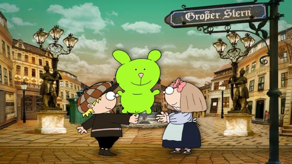 Bild 1 von 3: Kalli-Früher lernt Justav und Pauline kennen.