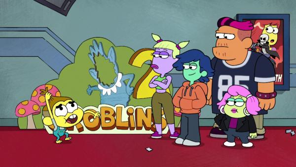 Bild 1 von 12: (a) Im Kino findet Cricket, er sei zu reif für einen Kinderfilm und will sich in einen Erwachsenenfilm schleichen.  (b) Cricket registriert das Haus der Familie auf einer Homeshare-Website.