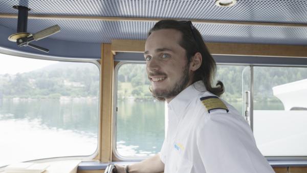 Bild 1 von 16: Gabriel Oberluggauer auf Passagierschiff  während Servus TV \