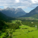 Die Alpen von oben