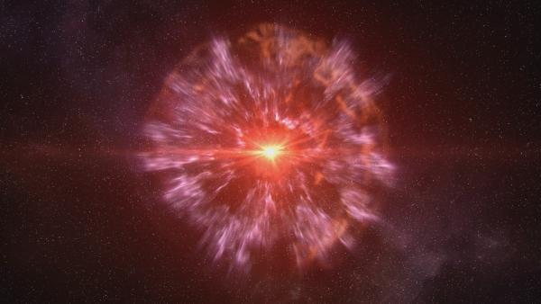 Bild 1 von 3: Eine einzige Supernova ist heller als alle hundert Milliarden Sterne in unserer Galaxie.