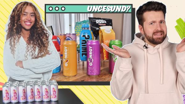 Bild 1 von 1: Sind Lebensmittelprodukte von Influencern ungesund? Um dieser Frage auf den Grund zu gehen, bekommt Tim Unterstützung von TikTokerin Sira (links).