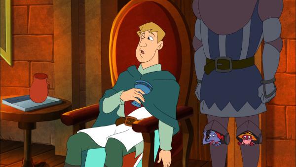 Bild 1 von 3: Heimlich beobachtet Gerhard, wo die 12 Prinzessinnen hingehen.