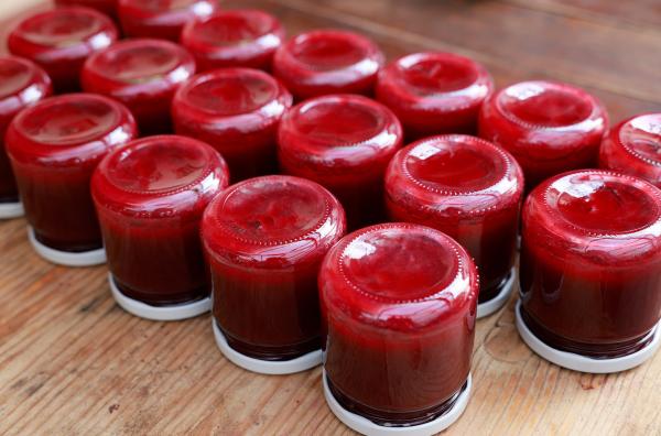 Bild 1 von 4: Bis zu 1.000 Gläser Marmelade produziert Monika Servaty pro Jahr.