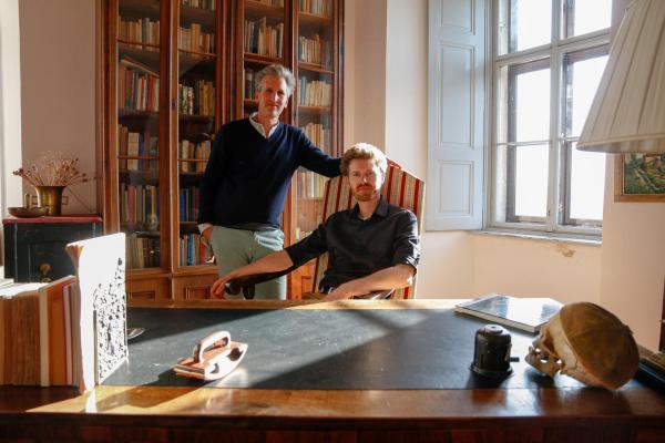 Bild 1 von 5: Im Bild: Erasmus Almásy, Johann-Philipp Spiegelfeld.