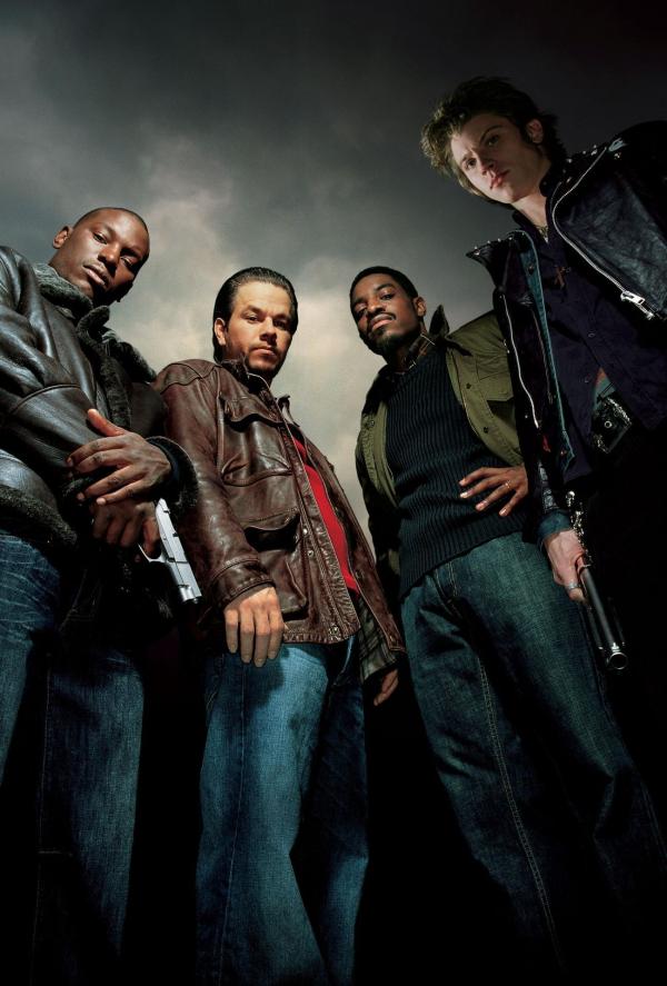 Bild 1 von 16: Vier Brüder - Artwork - mit (v.l.n.r.) Tyrese Gibson, Mark Wahlberg, Andre Benjamin, Garrett Hedlund