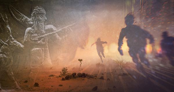 Bild 1 von 4: Symbolbild: Vor etwa 4000 vor Christus bricht das Großreich Akkad zusammen.