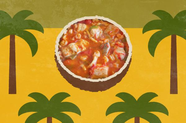 Bild 1 von 2: Moqueca - der brasilianische Fischeintopf mit Geschichte: In Salvador de Bahia sind Kulinarik und Religion untrennbar miteinander verbunden.