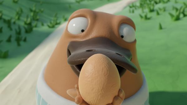 Bild 1 von 4: Nö-Nö findet ein Ei.