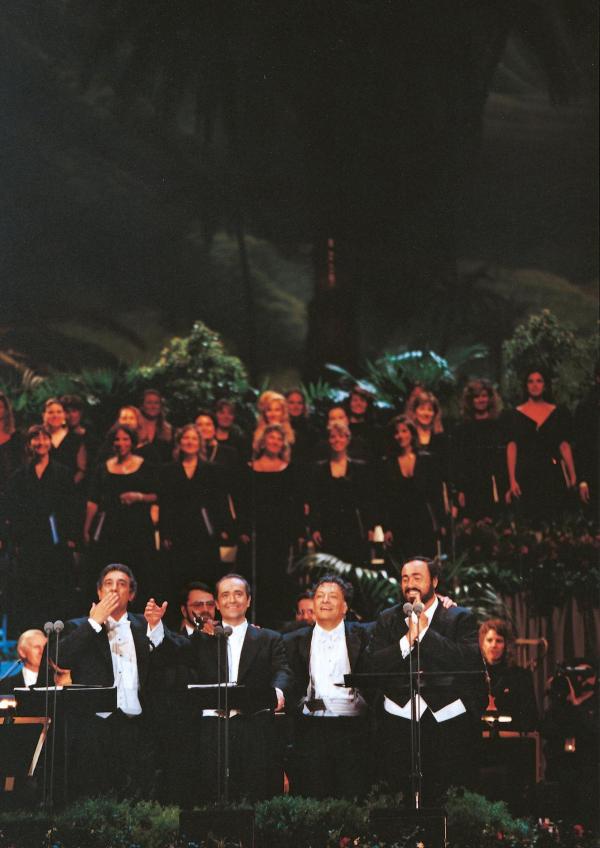 Bild 1 von 5: Im Bild: Plácido Domingo, José Carreras, Luciano Pavarotti, Zubin Mehta.