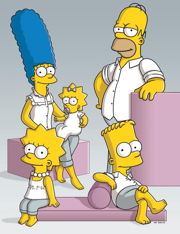 Bild 1 von 20: (20. Staffel) - Tag für Tag geraten die Simpsons in Situationen, die alles von ihnen oder ihrer Umgebung abfordert: Marge (hinten l.), Lisa (vorne l.), Homer (hinten r.), Maggie (hinten M.) und Bart (vorne r.) ...