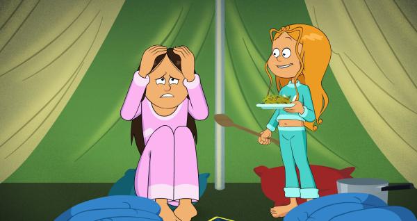 Bild 1 von 4: Wendy hat schlecht geschlafen, aber Marine hat schon ein gesundes Frühstück zubereitet.