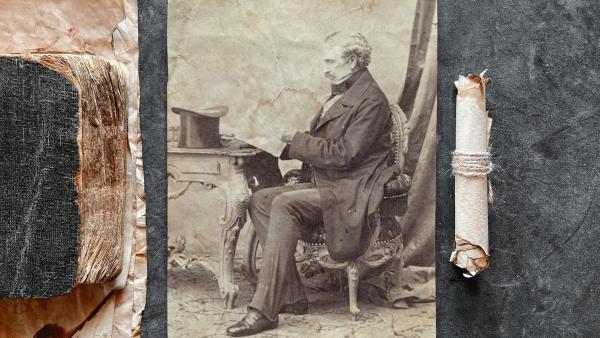 Bild 1 von 7: Im Bild: Karl von Hu¨gel, Diplomat und Botaniker, Vorbesitzer der Villa Wustl.