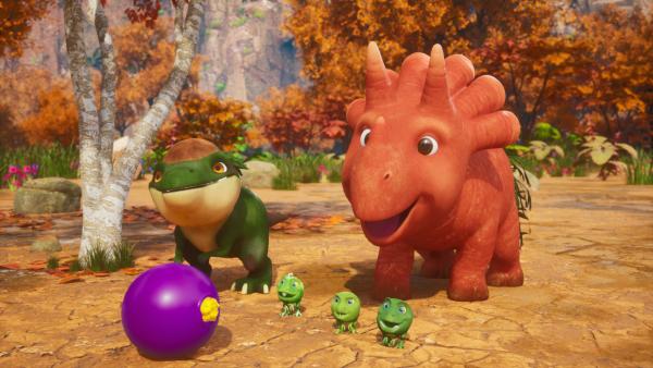 Bild 1 von 4: Das Avocadodon-Baby ist - wie Ginger und ihre Freunde - sehr verspielt.