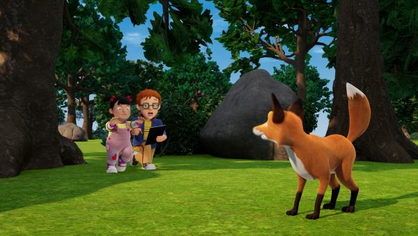 Bild 1 von 3: Auf der Suche nach Wildtieren geraten Norman und Lily in ein gefährliches Abenteuer.