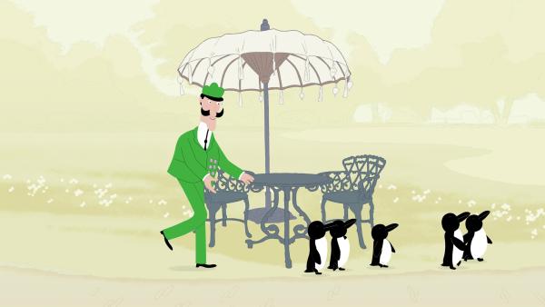 Bild 1 von 3: Jeden Morgen macht Valerie ihre Pinguin-Parade durch den Zoo. Doch nicht jeder kommt bei dem Tempo mit, das die Pinguine vorgeben.