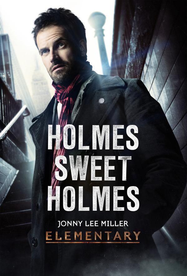 Bild 1 von 30: (1. Staffel) - Nachdem er in London in Ungnade gefallen ist und eine Zeit in einer Reha-Klinik verbrachte, muss Meisterdetektiv Sherlock Holmes (Jonny Lee Miller, vorne) ein neues Leben in Manhattan starten ...