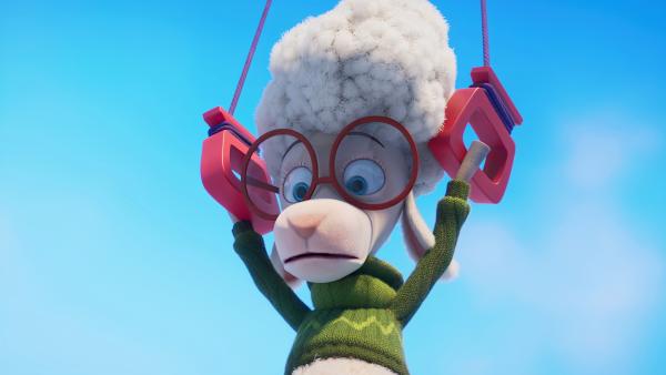 Bild 1 von 1: Wagemutig fliegt Billy über die Stadt.© KiKA/KiKA/2022 Sixteen South/Mikros Animation IP/Tencent - Honorarfreie Verwendung gemäß AGB im engen inhaltlichen redaktionellen Zusammenhang mit genannter Sendung bei Nennung \