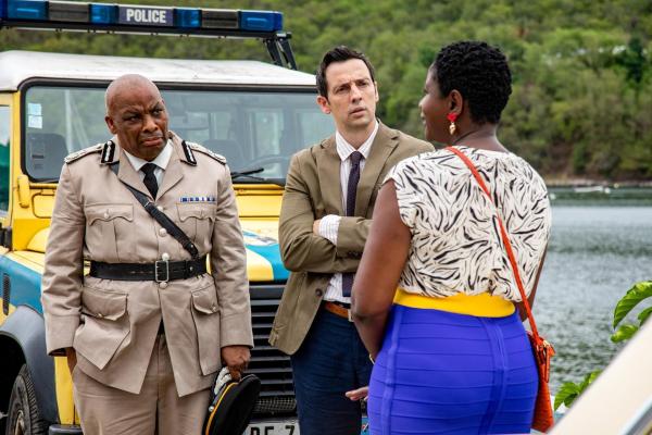 Bild 1 von 18: Im Bild (v.li.): Don Warrington (Comm. Selwyn Patterson), Ralf Little (DI Neville Parker), Ginny Holder (Officer Darlene Curtis).