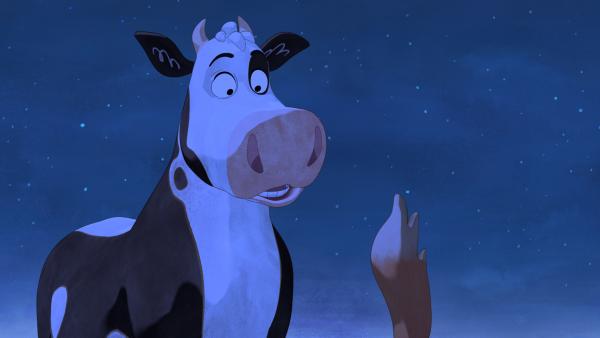 Bild 1 von 3: Lieselotte traut ihren Augen kaum. Ist das etwa der Schwanz eines Fuchses?