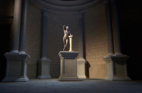 Bild 1 von 1: Statue der Gottheit Apollon im Tempel von Seleukeia