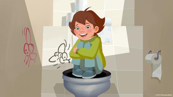 Bild 1 von 5: Langsam verfliegt Fritzis Angst vor der neuen Schule.