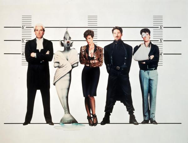 Bild 1 von 4: (v.l.n.r.) Archie (John Cleese); Wanda (Jamie Lee Curtis); Otto (Kevin Kline); Ken Pile (Michael Palin)