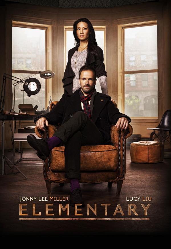 Bild 1 von 23: (1. Staffel) - Klären Kriminalfälle auf ihre höchst eigenwillige Weise: Sherlock Holmes (Jonny Lee Miller, vorne) und Joan Watson (Lucy Liu, hinten) ...