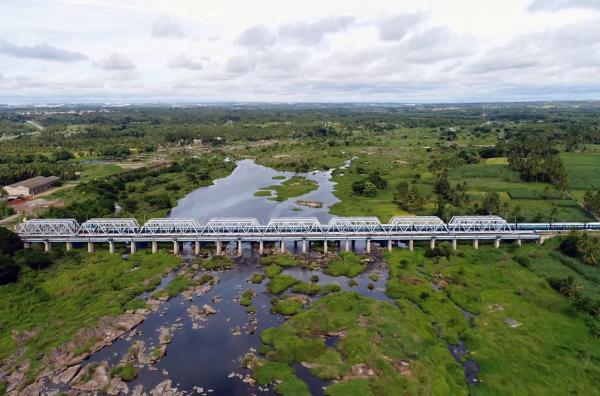 Bild 1 von 4: Der Kaveri ist einer der wichtigsten Flüsse in Südindien. Er wird auch \