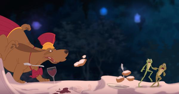 Bild 1 von 58: Das bezaubernde Märchen Küss den Frosch entführt in die musikalische Welt New Orleans. Hier in der Hauptstadt des Jazz ist Voodoo mehr als dunkle Zauberei und die Einwohner der Stadt haben noch wahre Träume. So auch die hübsche Kellnerin Tiana, die sich nichts sehnlicher wünscht, als ein eigenes Restaurant. Doch als sie eines Tages einem vorlauten Frosch begegnet und ihn küsst, verwandelt sie sich urplötzlich selbst in einen Frosch. Auf ihrer abenteuerlichen Suche nach einer gutmütigen Voodoo-Queen, die den Zauber rückgängig machen soll, streift das Froschpaar durch die Sümpfe der Bayous und begegnet dabei urkomischen Gestalten, wie dem Musik-verrückten Alligator Louis und dem romantischen Glühwürmchen Ray.