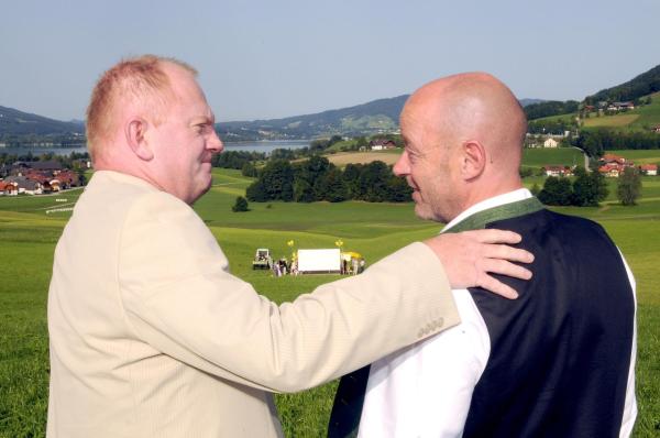 Bild 1 von 1: Im Bild (v.li.): Edmund Jäger (Wörrister), Charly Rabanser (Salchegger).