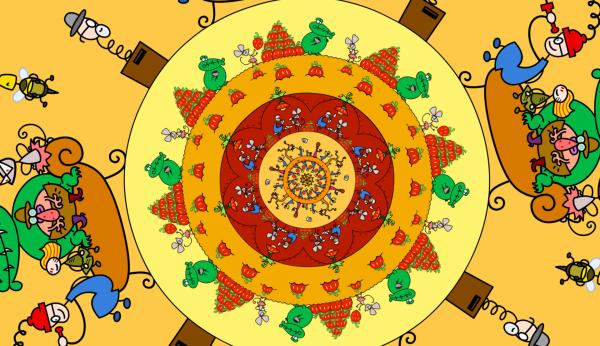 Bild 1 von 2: Mit der Maschine vom Herrn Doktor kann TOM in seinen eigenen Kopf gucken.