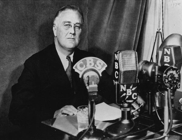 Bild 1 von 3: 8. Dezember 1941: Franklin D. Roosevelt wendet sich an den amerikanischen Kongress.