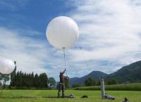 Die französischen Alpen von oben